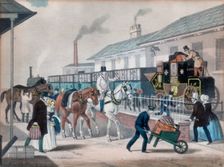 The Last of the Coaches c1840. Creator: Unknown