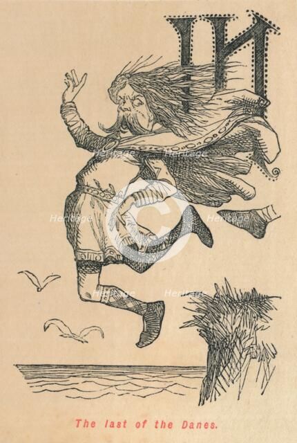 'The last of the Danes', c1860, c1860.   Artist: John Leech.