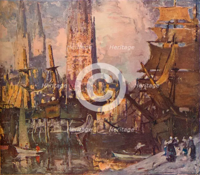 'The Last of the Indomitable', c1908. Artist: James Paterson.