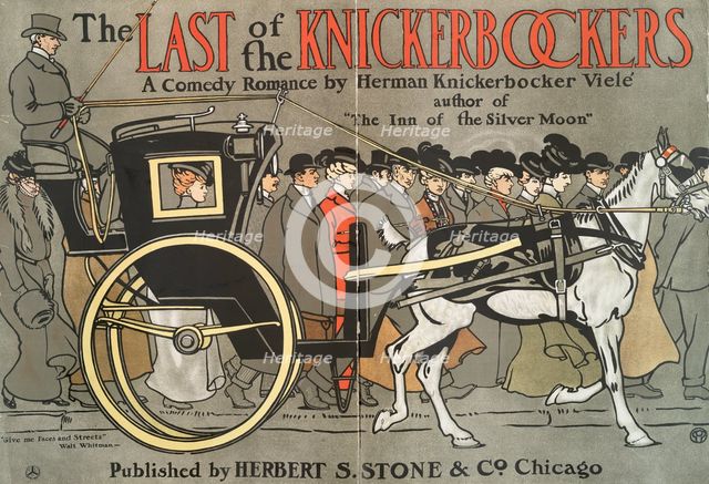 The Last of the Knickerbockers, A Comedy Romance by Herman Knickerbocker Vielé..., c1901. Creator: Edward Penfield.