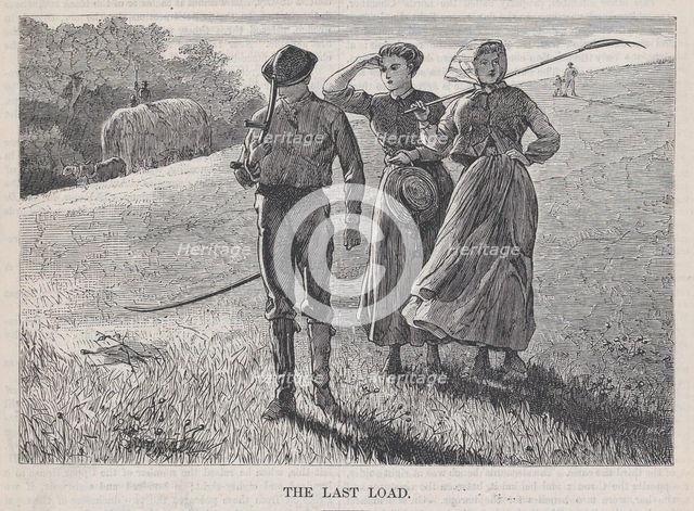 The Last Load (Appleton's Journal, Vol. I), August 7, 1869. Creator: John Filmer.