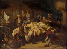 The last moments of W A Mozart. Creator: Henry Nelson O'Neil
