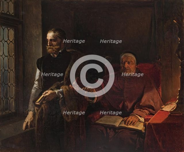 The Last Moments of Count Egmont (Count Egmont Before His Death), 1848. Creator: Louis Gallait.