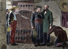 The last moments of Emperor Maximilian I, 1885. Creator: L Babbage