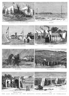 'The Last Meeting of the National Rifle Association at Wimbledon 1888. Creator: Unknown