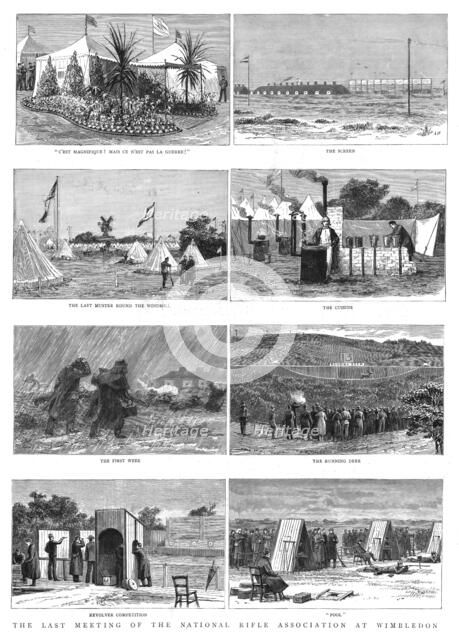 ''The Last Meeting of the National Rifle Association at Wimbledon', 1888. Creator: Unknown.