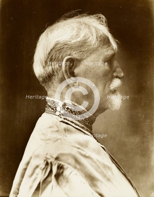 The Last Self-Portrait of Alphonse-Marie Mucha, negative about 1937; print about 1980. Creator: Alphonse Mucha.