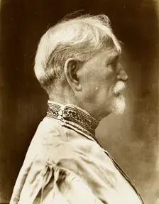The Last Self-Portrait of Alphonse-Marie Mucha, negative about 1937; print about 1980. Creator: Alphonse Mucha