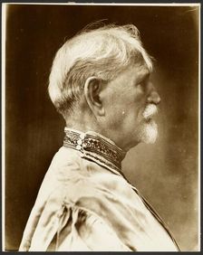 The Last Self-Portrait of Alphonse-Marie Mucha, negative about 1937; print about 1980. Creator: Alphonse Mucha