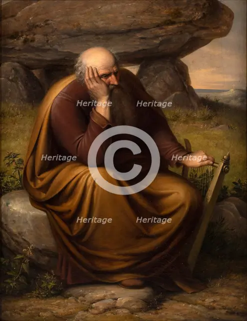 The Last Skald, 1837. Creator: Johan Ludvig Gebhard Lund.