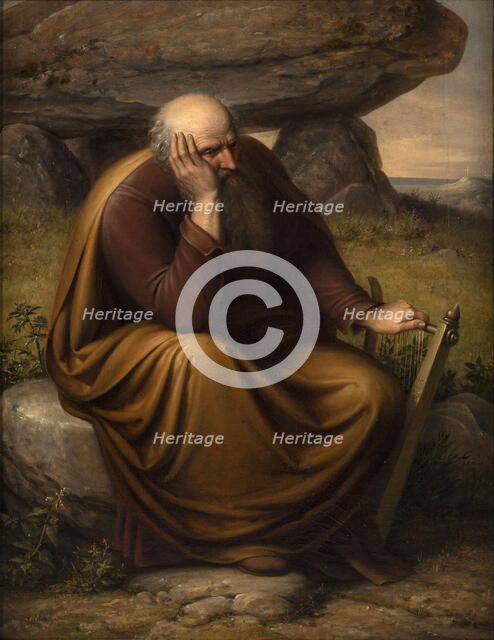 The Last Skald, 1837. Creator: Johan Ludvig Gebhard Lund.