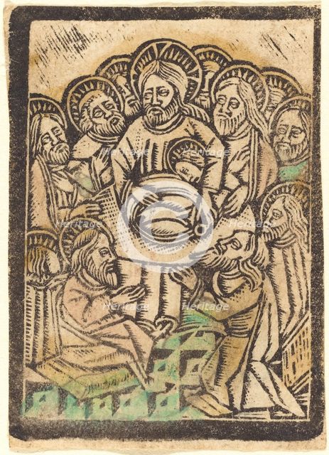 The Last Supper, 1470/1480. Creator: Workshop of the Master of the Aachen Madonna.