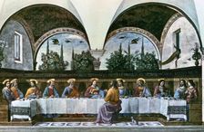 The Last Supper 1480. Artist: Domenico Ghirlandaio