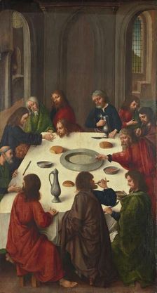 The Last Supper, 1485. Creator: Master of the Virgo inter Virgines