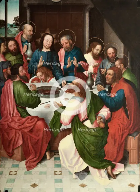 The Last Supper, 1490-1500. Creator: Master of Saint John the Evangelist (active 1490-1500).