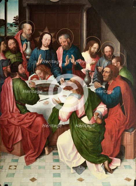 The Last Supper, 1490-1500. Creator: Master of Saint John the Evangelist (active 1490-1500).