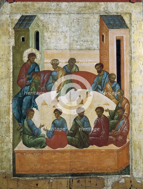 The Last Supper', 1497. Creator: Russian icon.