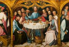 The Last Supper, 1501. Creators: Hans Holbein the Elder, Jesus Christ