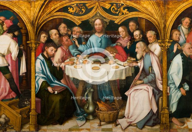 The Last Supper, 1501. Creators: Hans Holbein the Elder, Jesus Christ.