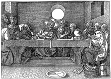 The Last Supper 1523, (1936). Artist: Albrecht Dürer