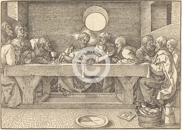 The Last Supper, 1523. Creator: Albrecht Durer.
