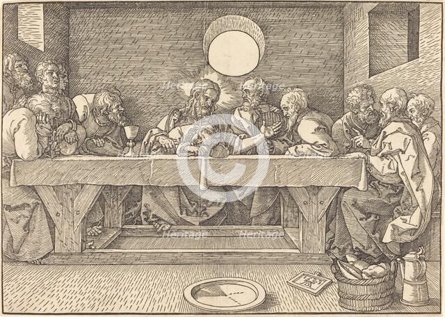 The Last Supper, 1523. Creator: Albrecht Durer.