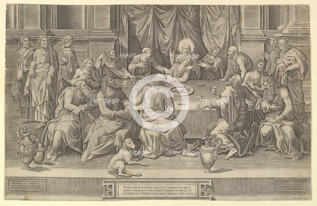 The Last Supper, 1564. Creator: Gaspare Osello.