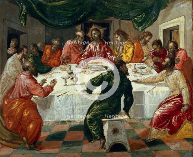 The Last Supper, 1568. Creator: El Greco, Dominico (1541-1614).