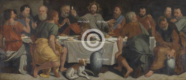 The Last Supper, 1588. Creator: Lambert van Noort.