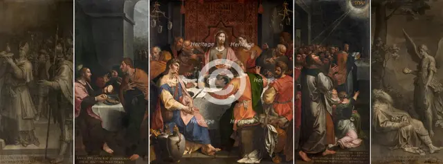 The Last Supper, 1589-1596. Creator: Ambrosius Francken I.
