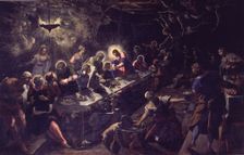 The Last Supper 1592 - 1594, by Tintoretto