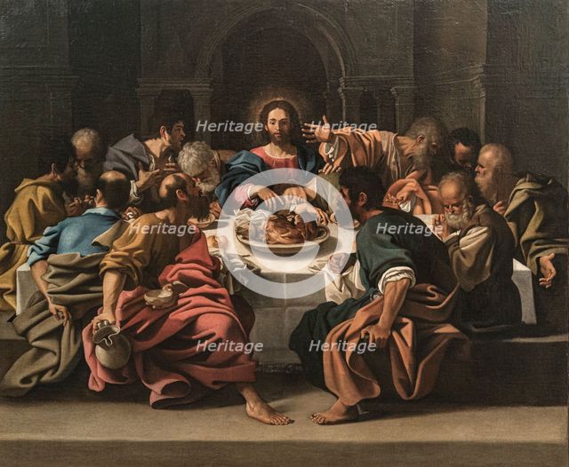 The Last Supper, 1611. Creator: Schedone (Schidone), Bartolomeo (1570-1615).