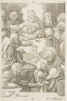 The Last Supper, 1615/1620. Creator: Jan Muller