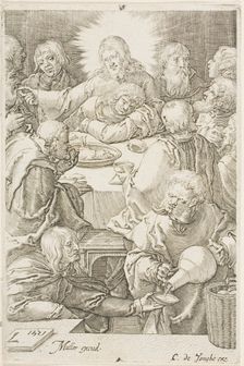 The Last Supper, 1615/1620. Creator: Jan Muller