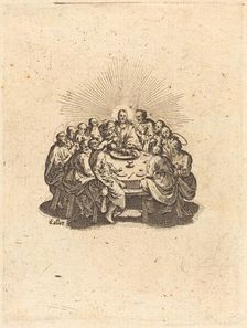 The Last Supper, 1618. Creator: Jacques Callot