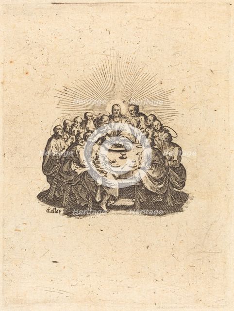 The Last Supper, 1618. Creator: Jacques Callot.