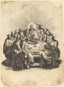 The Last Supper, 1618. Creator: Jacques Callot