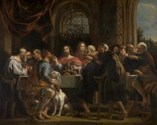 The Last Supper, 1654-1655. Creator: Jordaens, Jacob (1593-1678)