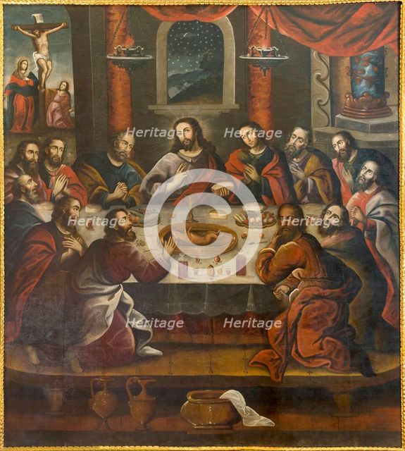The Last Supper, 1748. Creator: Zapata, Marcos (1710-1773).