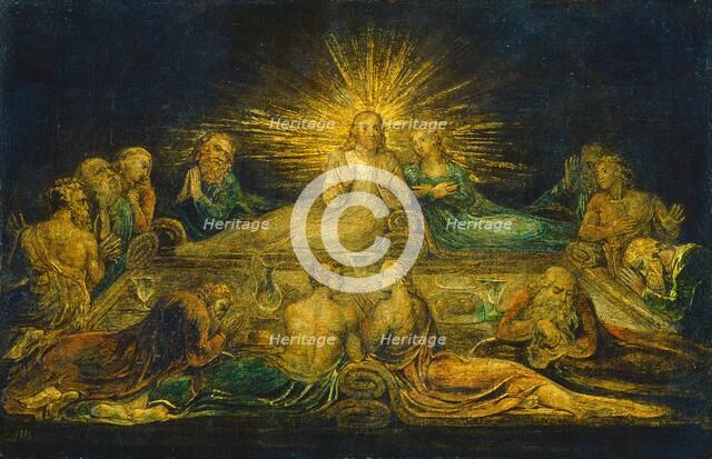 The Last Supper, 1799. Creator: William Blake.