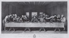 The Last Supper, 1800. Creators: Raphael Morghen, Teodoro Matteini