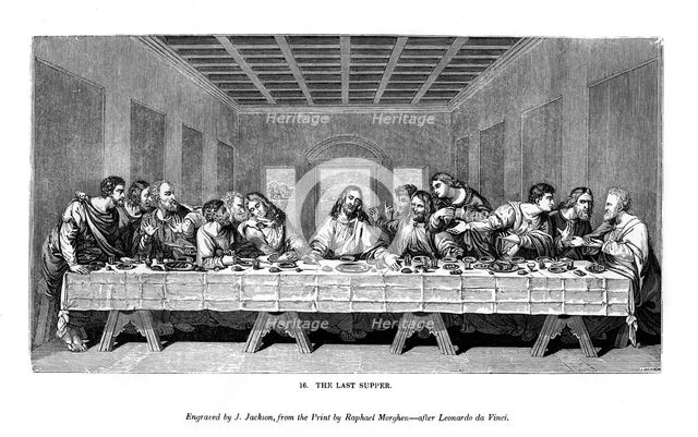 The Last Supper, 1843. Artist: J Jackson