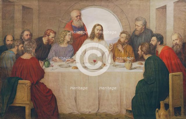 The Last Supper, 1916. Creator: Tom von Dreger.