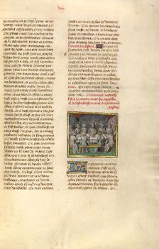 The Last Supper; Miroir Historial, about 1475. Creator: Unknown