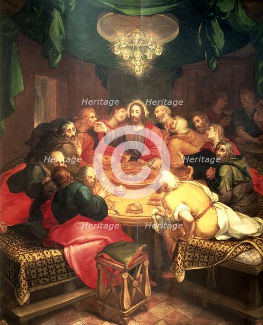  'The Last Supper', oil by Otto Van Veen.