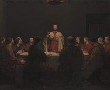 The Last Supper. Altarpiece, 1829. Creator: CW Eckersberg