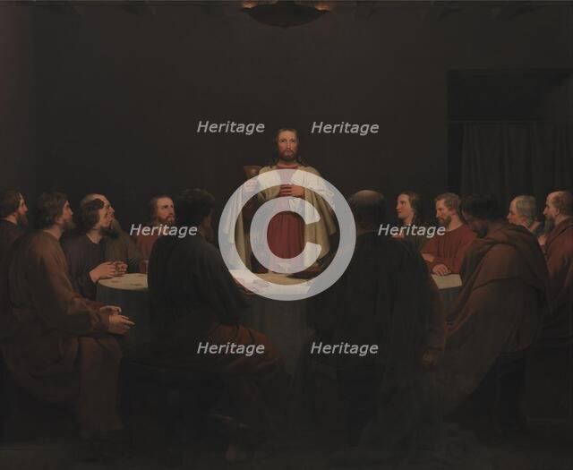 The Last Supper. Altarpiece, 1829. Creator: CW Eckersberg.