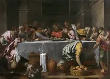 The Last Supper. Artist: Carracci, Agostino (1557-1602)