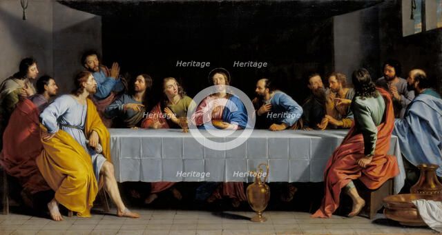 The Last Supper. Artist: Champaigne, Philippe, de (1602-1674)