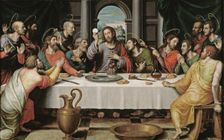 The Last Supper. Artist: Juanes, Juan de (c. 1507-1579)